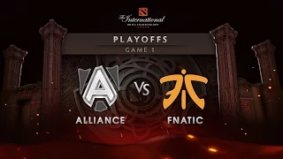 Alliance vs Fnatic - Lower Bracket - Game 1 - The International 6