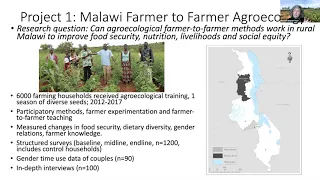 Rachel Bezner Kerr: Agroecological Approaches to Sustainable Food Systems: Malawi + Tanzania ...