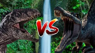 Spinosaurus VS Giganotosaurus [Jurassic World Evolution 2]