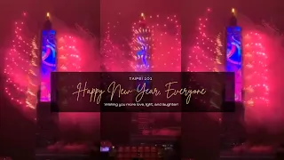 Taipei 101 fireworks display 2021