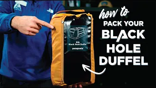 How To Re-Pack Your Black Hole Duffel