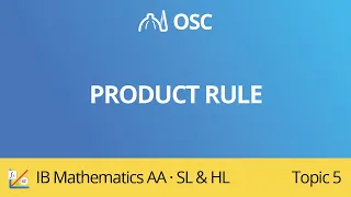 Product rule [IB Maths AA SL/HL]