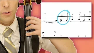 How to Play BACH ARIOSO BWV 156 on Cello