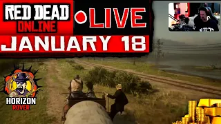 RDR2 Online - Daily Challenges January 18 Live - Red Dead Redemption 2 Online