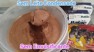 Como fazer sorvete de chocolate, sem leite condensado sem emulsificante