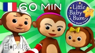 Cinq petits singes | partie 2 | Et encore plus de comptines | LittleBabyBum!