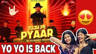 Tujh Pe Pyaar | Honey 3.0 | Yo Yo Honey Singh | Reaction by Anu and Anjali #honeysingh #trending