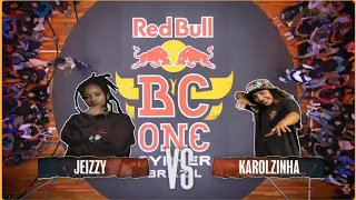 JEIZZY vs KAROLZINHA TOP 16 BGIRL / RED BULL BC ONE CYPHER BRAZIL 2022 !🔥💥💥🔥 #breaking #redbullbcone