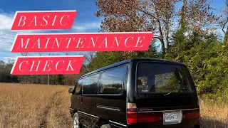 HOW TO: General Maintenance Check on a Toyota Hiace