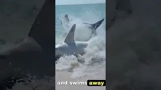 Dramatic Shark Rescue On Florida Beach