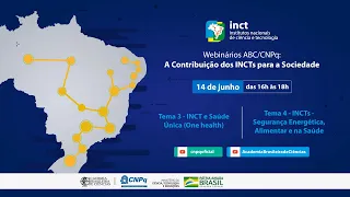 Webinário CNPq/ABC: A contribuição dos INCTs para a sociedade - Dia 3