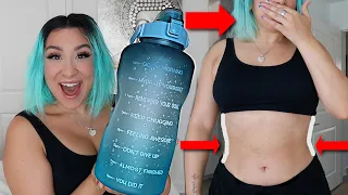 I drank a GALLON of WATER Everyday for a Week... & here's what happened!