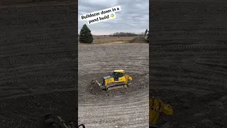 Pond digging with the 850k John Deere bulldozer. 20+ feet down in
