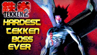 The Hardest Bossfight In Tekken History (T2 Arcade Version Kazuya)