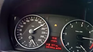 E90 318d stage3 acceleration 100-200km/h