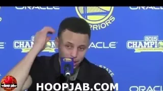 Steph Curry reacts to the Warriors winning 73 games & making 400 3 pointers. HoopJab
