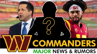 MAJOR Commanders Report: Washington NOT Trading Up For Caleb Williams + New Commanders Trade Target