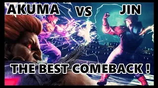 THE BEST COMEBACK AKUMA !!    MIXUP 2018  TEKKEN 7