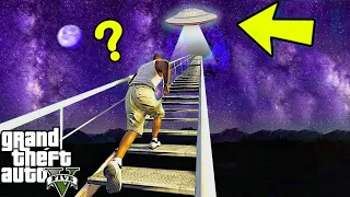 I Found A STAIRWAY To SPACE In GTA 5!!!! MALAYALAM