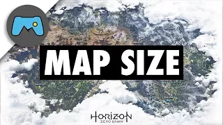 What is Horizon Zero Dawn's Map Size?