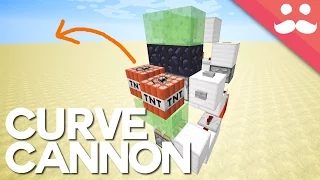 TNT Curve Cannon in Minecraft!