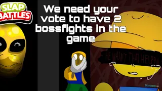 We Need Your VOTE | Slap Battles Roblox