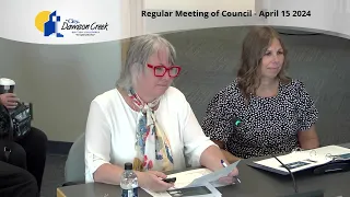 Regular Council Meeting - April 15, 2024