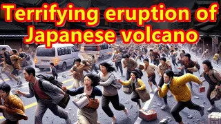 Just happened! Japan's Kagoshima volcano erupts! Volcanic ash spewed 5,000 meters into the sky!