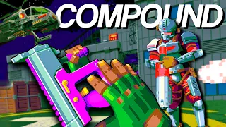 Compound VR Review for Quest 2 - One of Best Retro Style Rogue-lites on PCVR comes to Quest 2