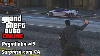 GTA V Online: Pegadinhas #5 - Players Surpresos com as C4, Ka BOOM