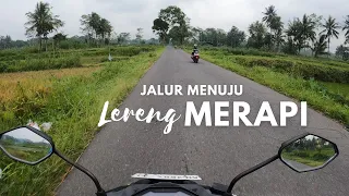 Jalur menuju LERENG GUNUNG MERAPI Bukit Klangon