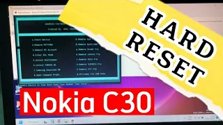 Hard Reset, Nokia C30  (TA-1357,  TA-1359, TA-1360, TA-1369, TA-1377) Desbloquear, formatar