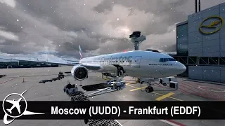 [P3D v4.1] Full Flight | Moscow to Frankfurt (UUDD-EDDF) | PMDG 777-200 | Emirates UAE9947