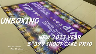 【Fireworks】Unboxing 2023 Latest 5"399 Shoot Cake Pyro Fireworks (ADN88/DON622) 开箱最新2023年款5寸高399发异形烟花