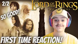 BEST FIGHT SCENES EVER?! THE LORD OF THE RINGS: THE TWO TOWERS (EXTENDED)! FIRST TIME REACTION! 2/2