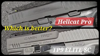 Hellcat Pro vs TP9 Elite SC - Which would you choose? #springfield #canik #hellcat #edc #vs