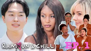 The Korean/Foreigner dating show we needed | Ramyun & Chill Reaction (episode 1)