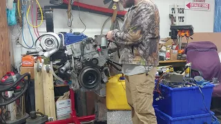 First start of OM606 turbo diesel