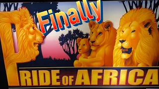 ★FINALLY GOT A BIG WIN !!★PRIDE OF AFRICA (Aristocrat) Slot☆ Loved Old Machine☆栗スロ