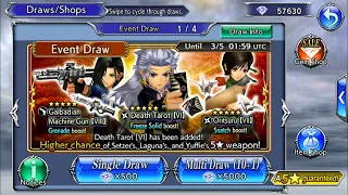 [DFFOO] 28 Ticket Pulls for Setzer & Laguna 15 CP Weapon - Loving the rate here