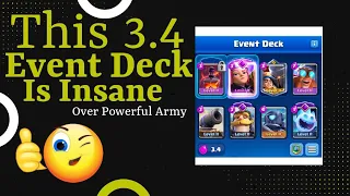 Best  3.4 Void Event Deck😨|| Over Powerful  Army 🥵||