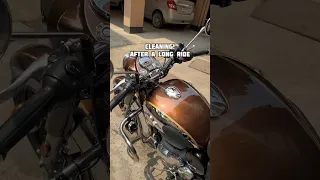 Maintain your motorcycle in just few easy steps. This is how I take care of mine after a long ride.