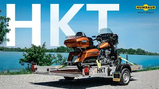 Humbaur Fahrzeugtransporter HKT Motorradtransport kinderleicht