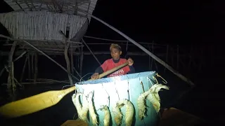 Mamahaling Pamain ang Ginamit sa Gilid ng Fishpond Grabi ang Daming Huli