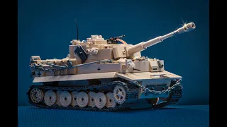 Cobi/Lego MOC (Tiger I tank) RC tank