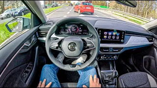 NEW Skoda Scala 2024 [1.5 TSI 150hp] |0-100| POV Test Drive #2022 Joe Black