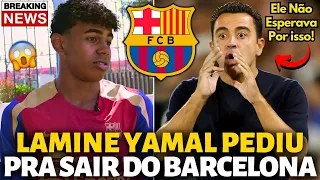 🚨ÚLTIMA HORA! LAMINE YAMAL ACABA DE PEDIR PARA SAIR DO BARCELONA! NINGUÉM ESPERAVA POR ISSO!