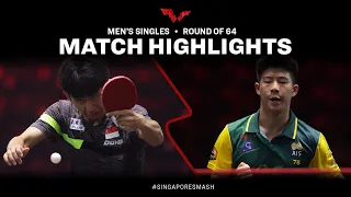 Nicholas Lum vs Pang Yew En Koen | MS R64 | Singapore Smash 2023