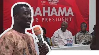 Kwaku Manu Shares his concerns about the Film Industry at H.E John Mahama’s meeting.