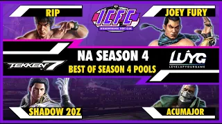 Best Pool Matches from ICFC NA Season 4: Rip, Joey Fury, Acumajor, Lil_Majin 【Tekken 7 4.22】